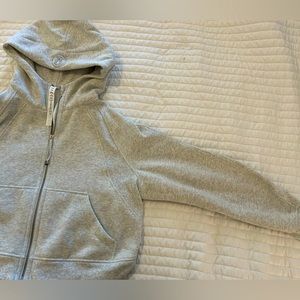Lululemon Scuba Full Zip Hoodie, light heather gray, size M/L